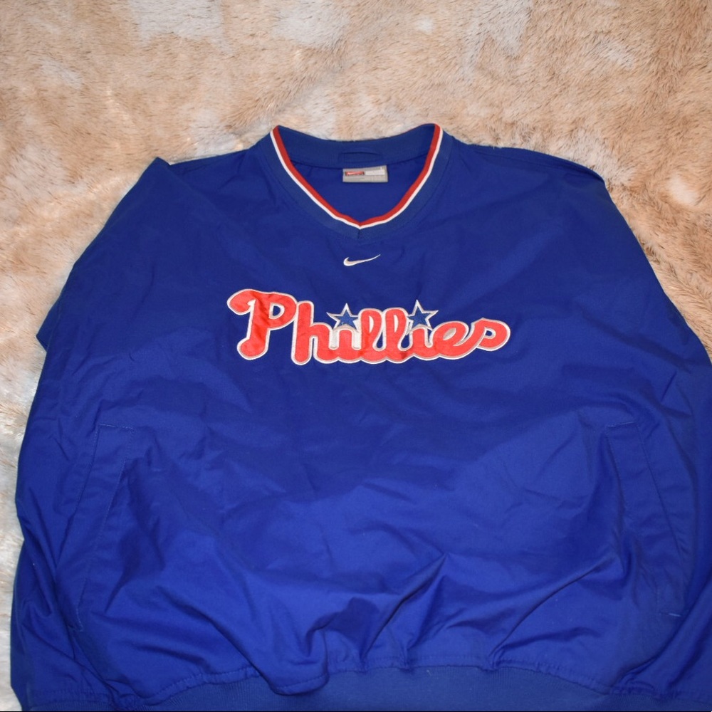 Nike Phillies Pull Over Windbreaker